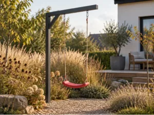 Einarm-Schaukel FAQ: 15 wichtige Fragen vor dem Kauf – realistische Swingly Einarm-Schaukel im Garten